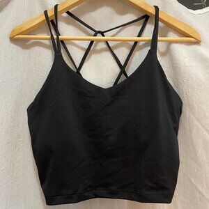 Black Lightweight Sports Bra